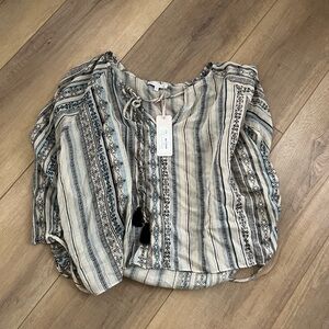 Ale by Alessandra boho top size medium. Nwt size med